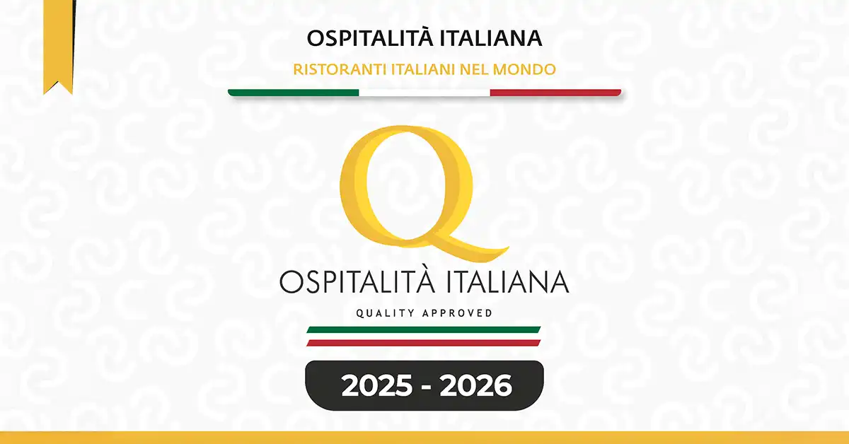 THE OSPITALITÀ ITALIANA AWARD: OUR COMMITMENT TO AUTHENTIC ITALIAN CUISINE