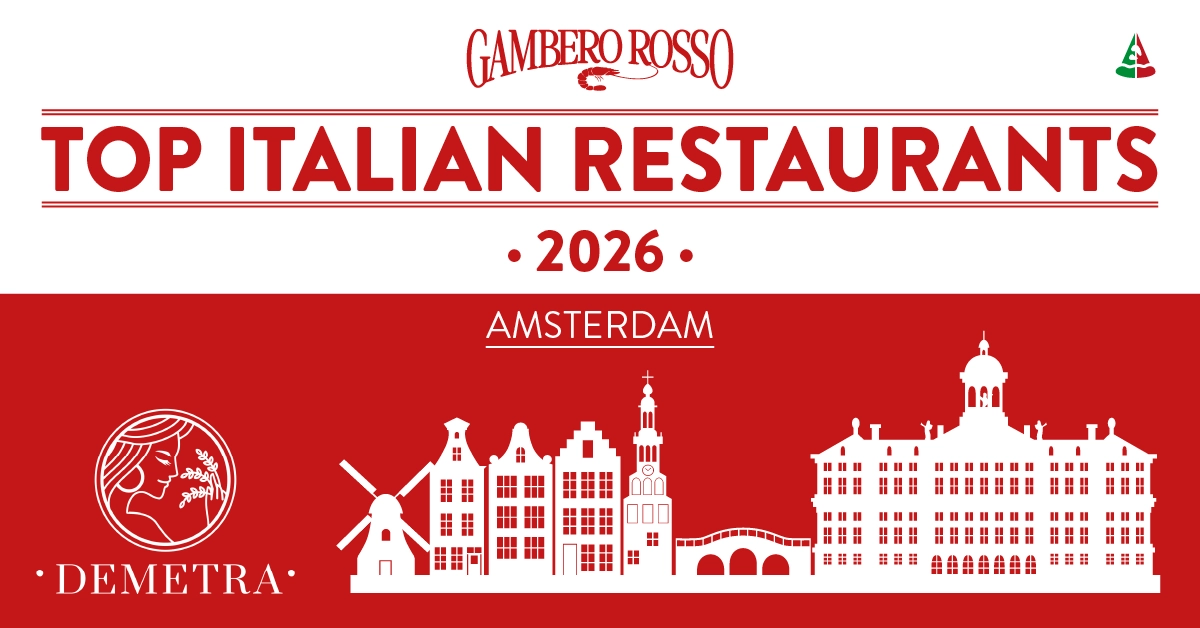 Demetra Restaurant Awarded in Gambero Rosso Top Italian Restaurants Guide